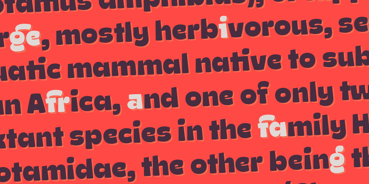 Ding Extra Heavy Line Font preview
